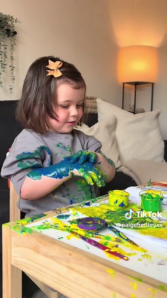 Messy play at home??? 🎨 *just uploaded without my voiceover wth*