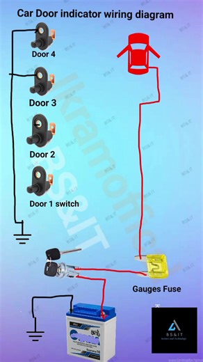 Car Door Indicator Wiring Diagram Explained