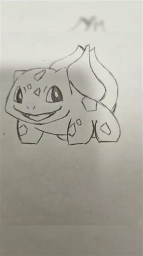 How to draw a Bulbasaur! #shorts