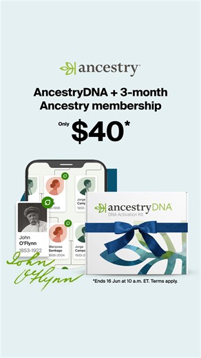 With this package deal, you get an AncestryDNA kit and a family history membership! | Ancestry