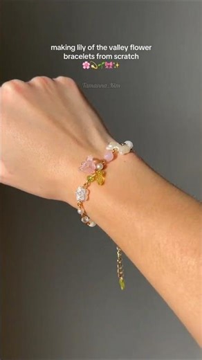 Delicate Flower Bracelets You’ll Fall in Love with | From Beads to Bloom | Lily of Valley Bracelet