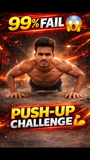 99% People Fail This Push-Up Challenge 😳💪 | #fitnessmotivation #shorts