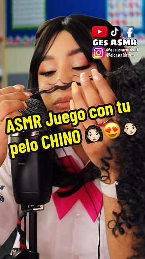 ASMR Juego con tu pelo CHINO 👩🏻‍🦱😍👩🏻‍🦱