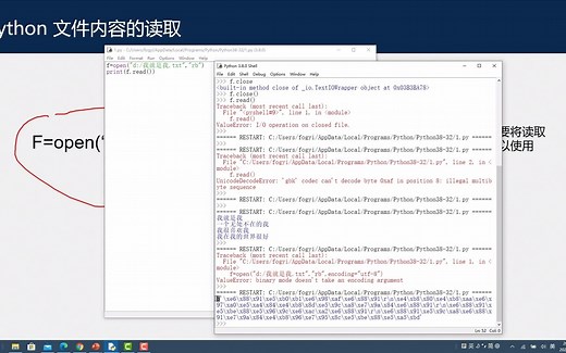 Python文件内容读取