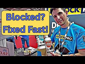 Kilrock Pro Drain Unblockers at ScrewFix Live 2025 – Fast, Powerful, No-Nonsense!