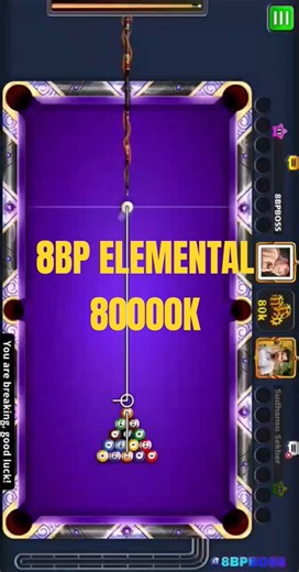 8BP ELEMENTAL MASTERS 80K NEW SEASON #8ballpool #8ball