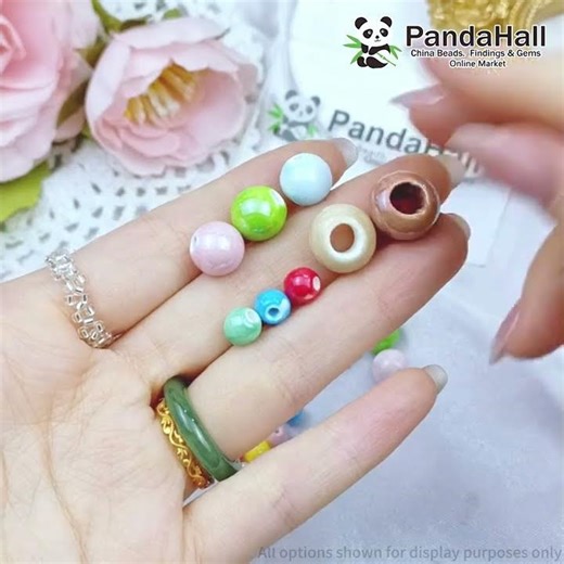 Porcelain Beads Earrings #beads #beadedjewelry #porcelain #beadedearrings #earrings #shorts