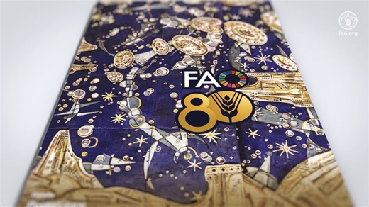 FAO80 Anniversary Commemorative Stamps Folder