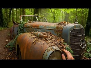 Restoring a Forgotten 1940 Mercedes-Benz 540K Roadster Found in the Forest