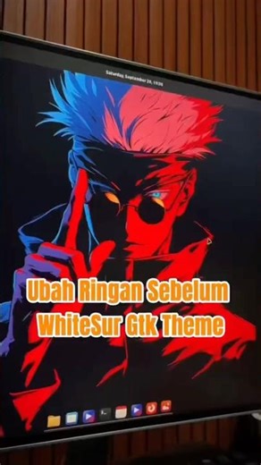 Ubah Ringan sebelum WhiteSur Gtk Theme #linux #linuxmint