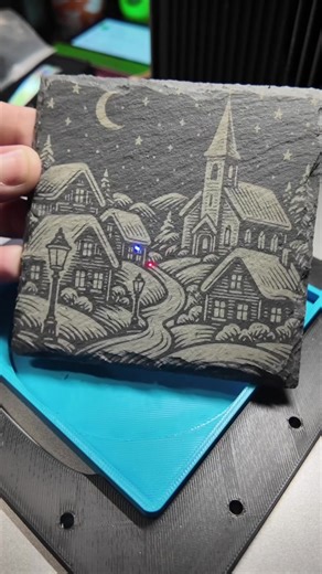 ✨ Engraving a Christmas Coaster with the xTool F1 Ultra! 🎄 I’m testing out slate with this design and the detail came out amazing. Perfect for holiday gifts, drink sets, or personalized décor! 💡 Machine: xTool F1 Ultra 🎨 Material: Slate Coaster 🔥 Project Type: Laser Engraving 👇 Comment COASTER for the free SVG! #xToolF1Ultra #xTool #LaserEngraving #SlateEngraving #ChristmasCrafts