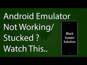 Android Emulator Stucked/ Not opening/ Not working Problem Solution | Latest Video