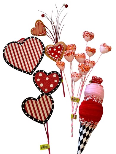 Valentines Supply Box, Wreath Attachment, Craft Supplies - Etsy