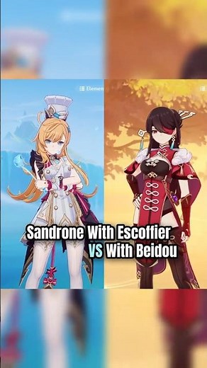 Escoffier vs Beidou for Sandrone 🔥
