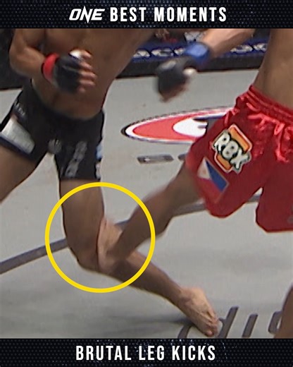 17M views · 103K reactions | DEVASTATING leg kicks that had us like  | ONE Championship | Facebook