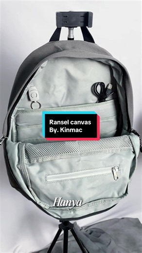 Bawa semua kebutuhanmu dengan lebih praktis bersama ransel Kinmac. Simpel, stylish, dan fungsional. ✨ #fyp #kinmac #canvas #ransel #taswaterproof