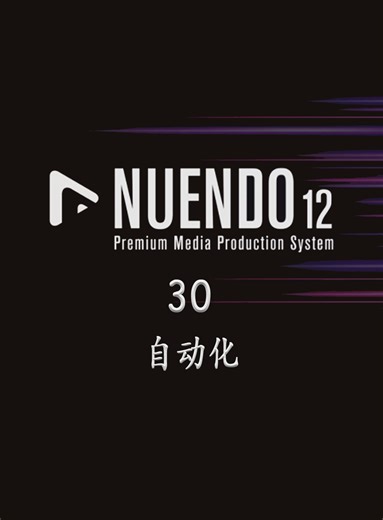 nuendo12教程系列-自动化