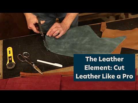 How to Cut Leather Like a Pro | Beginner Leathercraft Tips with Chuck Dorsett | The Leather Element
