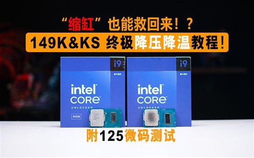 14900K&KS 终极降温教程，缩缸也能救回来！？微星华硕主板降压教程