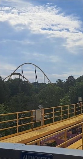 Nitro at Six Flags Great Adventure in Jackson, New Jersey! INCREDIBLE Hyper Roller Coaster! 🔋