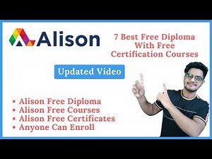 [Best] Alison Free Diploma With Free Certification Courses | Top 7 choices Best Choices