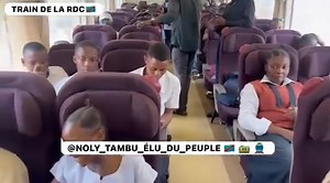 19K views · 803 reactions | #Kinshasa #TrainUrbain: Les élèves de Kinshasa expérimentent le train urbain dans le cadre de la journée internationale du tourisme. #Kin_Kisantu #FATSHI_BÉTON | Emery M Nkanka | Facebook