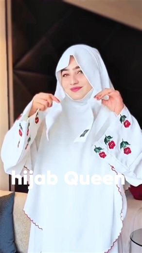 🤍💎White Niqab Beauty 🤍 | Elegant Hijab Style 2026 | Modest Fashion #Shorts #hijabehaya #modeststyle