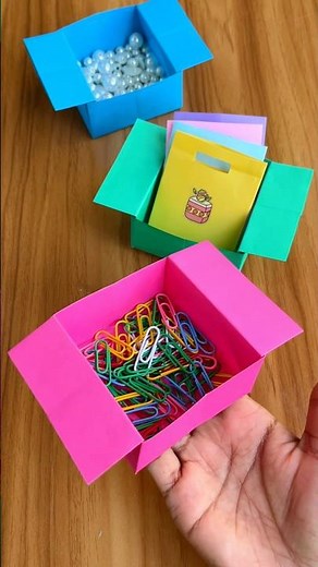 DIY Origami Storage Paper Box Making #diy #viral #ytshort #box #craftastic #papercrafts