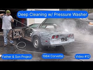 (Video #12) C4 1984 Corvette Deep Cleaning