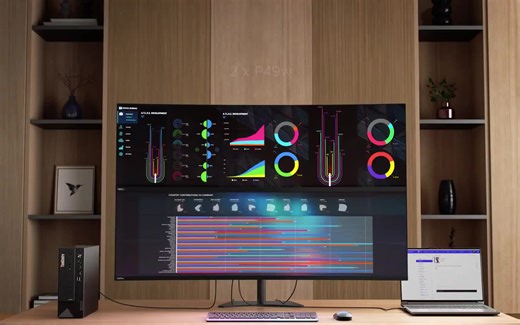 三维动态设计-联想ThinkVision P49w-30显示器宣传片