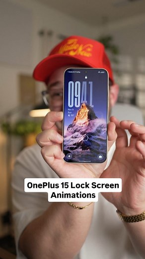 58K views · 2.6K reactions | The OnePlus 15 has some epic lock screen animations #oneplus15 #oneplus #android #imparkerburton #androidguy | Parker Burton | Facebook