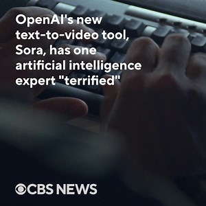 2.1K views · 37 reactions | OpenAI shared a teaser of Sora, its text-to-video model, explaining that it can instantaneously create videos "featuring highly detailed scenes, complex camera motion and multiple characters with vibrant emotions." https://cbsn.ws/48lkKIN | CBS News | Facebook