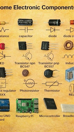Basic Electronic Components Explained in Hindi | Resistor, Capacitor, Diode, Transistor Full Guide