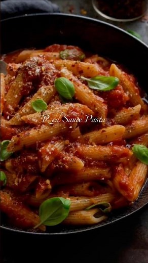 Easy Red Sauce Pasta Recipe 🍅