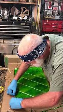 Arts and crafts faux stained glass windows for greenhouse garden shed #creative #yard art #diy