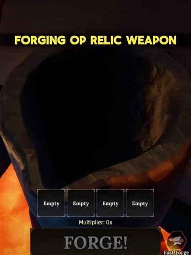 Forging OP Relic Weapon! | #theforge #update #forging #relic #OP #roblox