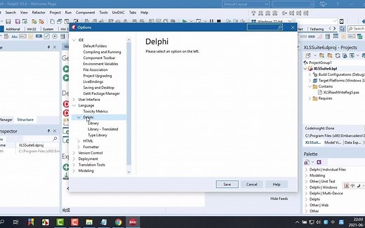 Delphi 10.4.2 下安装XLSReadWriteII组件