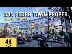 2026 SAN PEDRO TOWN PROPER, Laguna, Philippines Walking Tour | 4K HDR