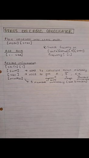Stats on the calc! #mathexam #mathtipsandtricks #mathteacher #mathematicsteacher
