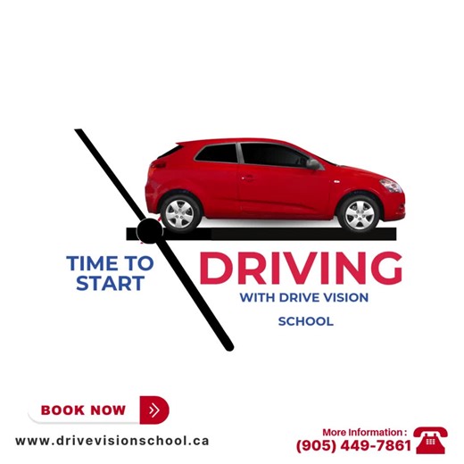 🚦 Ready, set, go! It's time to start driving with Drive Vision School! 🚘 Join us and take the first step toward your driving freedom today. Book your lesson today! 📲 Message us on WhatsApp to get started today! 📞 Call now: (905) 449-7861 🌐 Book your spot today: www.drivevisionschool.ca #DriveVisionSchool #OneShotSuccess #DrivingSchoolCanada #LearnToDrive #GTestReady #CanadianDrivers #ExpertDrivingLessons #DriveWithConfidence #HardWorkPaysOff #DrivingInCanada #G2TestPrep #OntarioDrivingSchoo