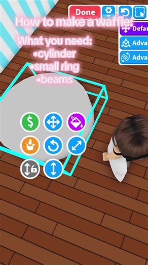 Cómo hacer una casa en Adopt Me con waffle