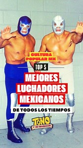 Desde mediados del siglo XX, la lucha libre mexicana se ha convertido en un espectáculo popular que cautiva a las masas dentro y fuera del país, e incluso ha llegado a la pantalla grande. Aquí te decimos cuáles son los cinco luchadores mexicanos más grandes de todos los tiempos.#video #folclor #tysm #ranking #luchalibre #wrestling | Toño y su mariachi
