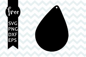 Earrings free svg, tear drop leaf, earrings laser cut, instant download, silhouette cameo, free vector files, earrings cut file, png, dxf 0195