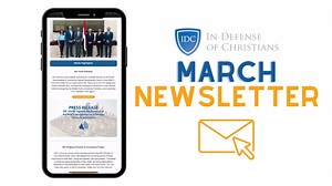 The IDC March 2022 Newsletter is out! Follow the link to read all about this month's government meetings, Prisoner of Conscience project, classroom engagement and much more! Link: https://bit.ly/3qW3abq | In Defense of Christians - IDC | Facebook