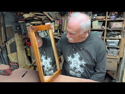 Live edge picture/mirror frame build