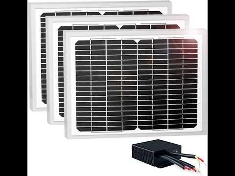 TOPENS 30 watt 24 Volt Solar Kit Review - Pros & Cons - TOPENS TSP30 watt solar panel