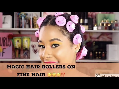 Magic Rollers/Spoolies On fine Hair?