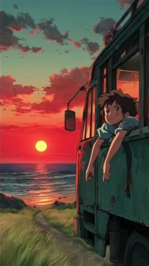 Sunset 🌇 Bus 🚌 ride