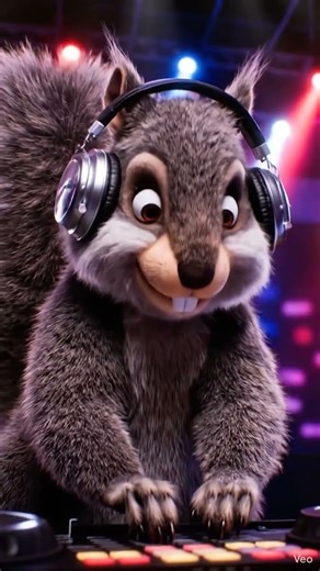 Squi the DJ #besties #squirrel #noodlesspicy
