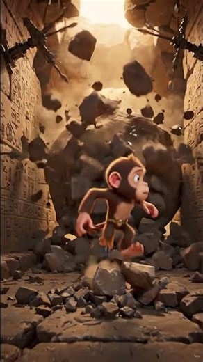 🐒 Monkey Discovers the Lost Pharaoh's Treasure! 🏺👑